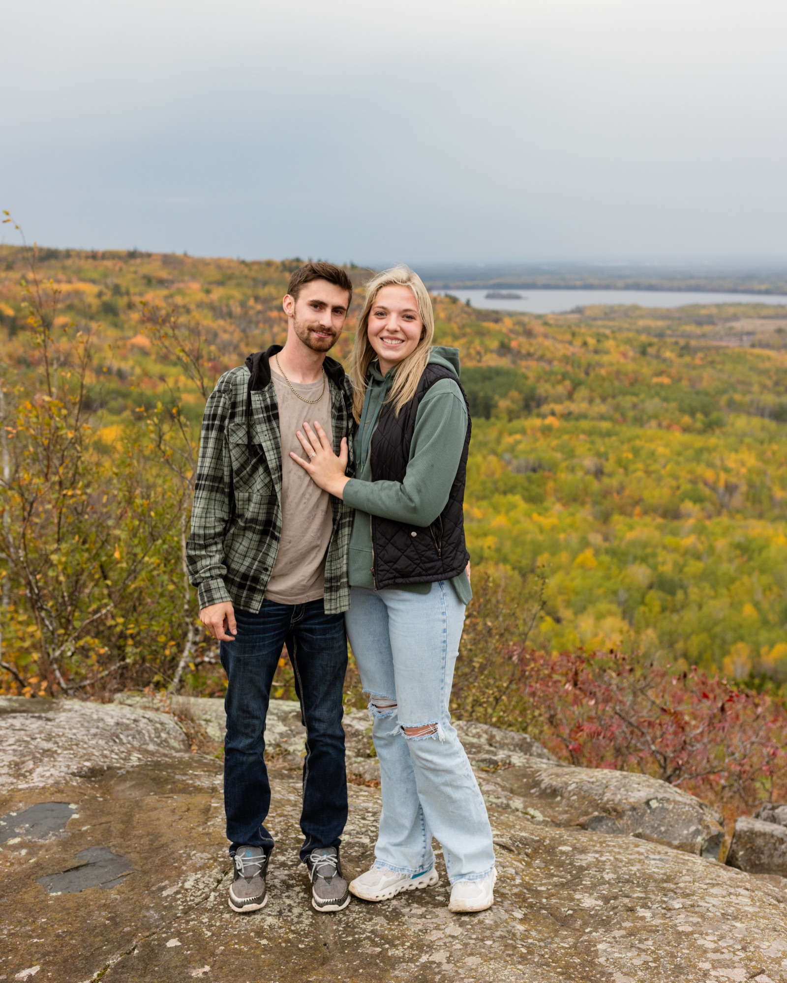 Linzey and Jacob proposal photo