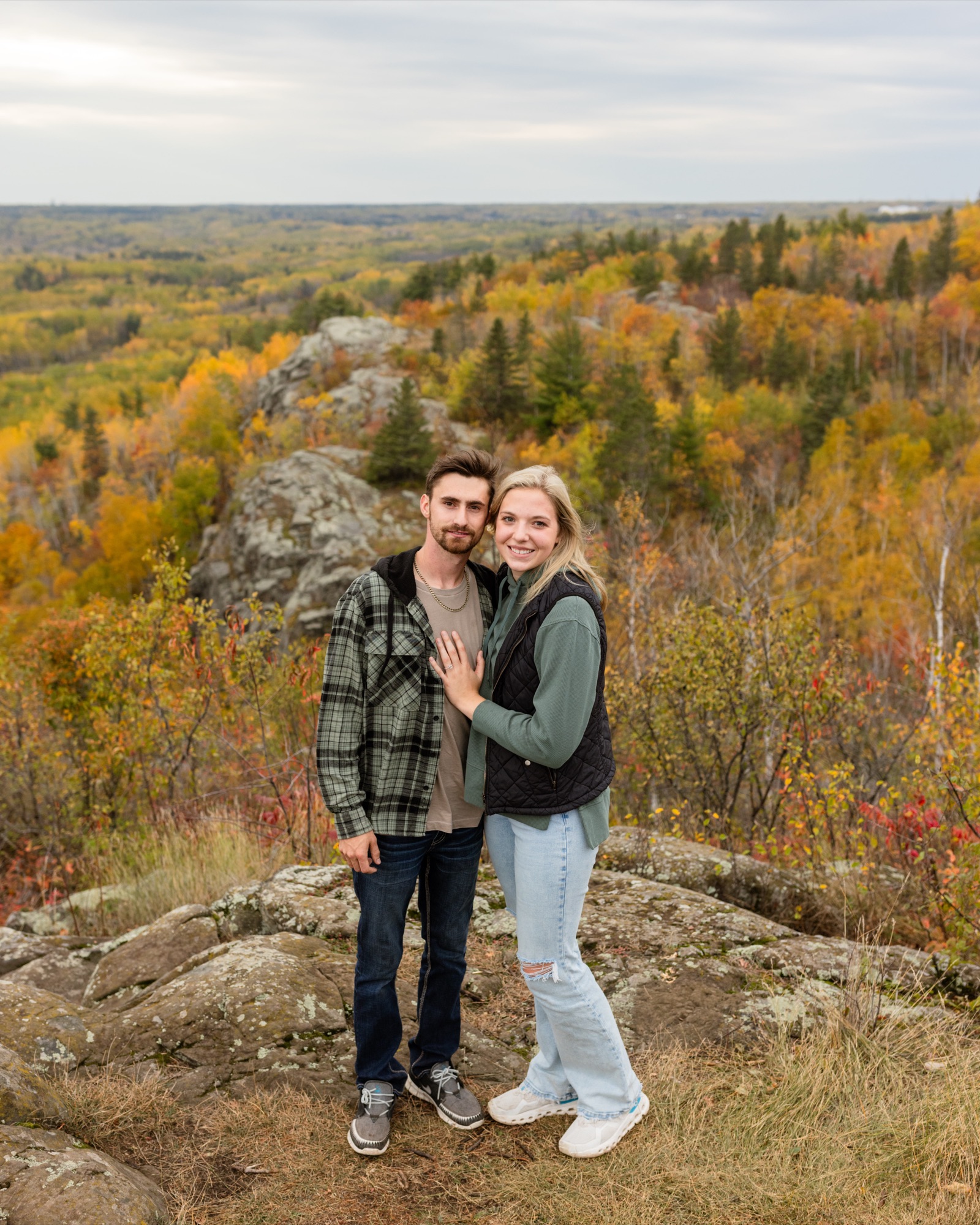 Linzey and Jacob proposal photo